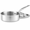 Saucepans & Sauciers * | Heritage Steel Cookware Stainless Steel Saucepan With Lid | 2 Qt.