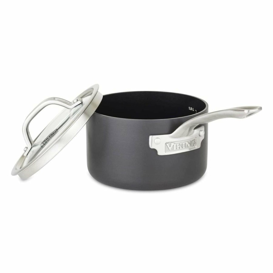 Saucepans & Sauciers * | Viking Hard Anodized Nonstick Saucepan | 2-Quart