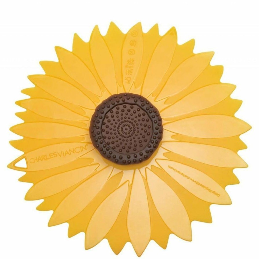 Cookware Lids & Accessories * | Charles Viancin Silicone Lid | 11 Sunflower