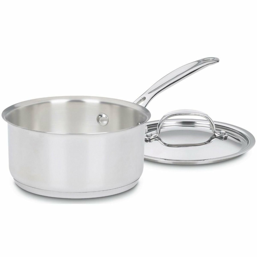 Saucepans & Sauciers * | Cuisinart Chef'S Classic Stainless Steel 1.5-Quart Saucepan