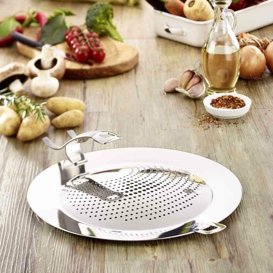 Cookware Lids & Accessories * | Fissler Universal Splatter Shield With Integrated Holder