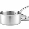 Saucepans & Sauciers * | Heritage Steel Cookware Stainless Steel Saucepan With Cover | 3 Qt.