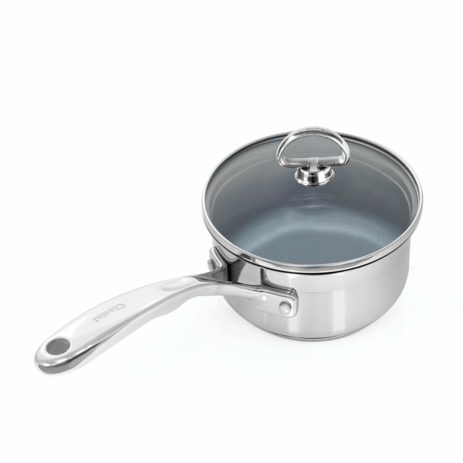 Saucepans & Sauciers * | Chantal Induction 21 1 Qt Ceramic Coated Saucepan With Lid