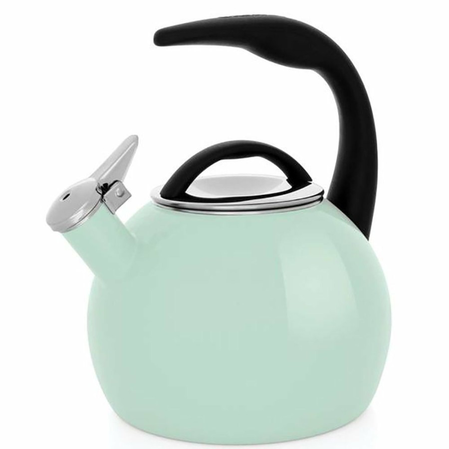 Stovetop Tea Kettles * | Chantal 2 Qt. Enamel-On-Steel Anniversary Collection Tea Kettle | Sage Green