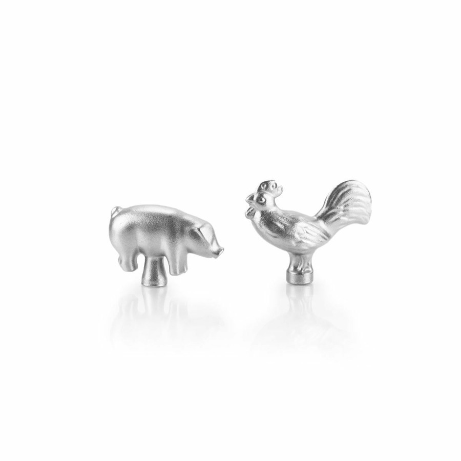 Cookware Lids & Accessories * | Staub Cast Iron Animal Knobs | Farm Animal Duo