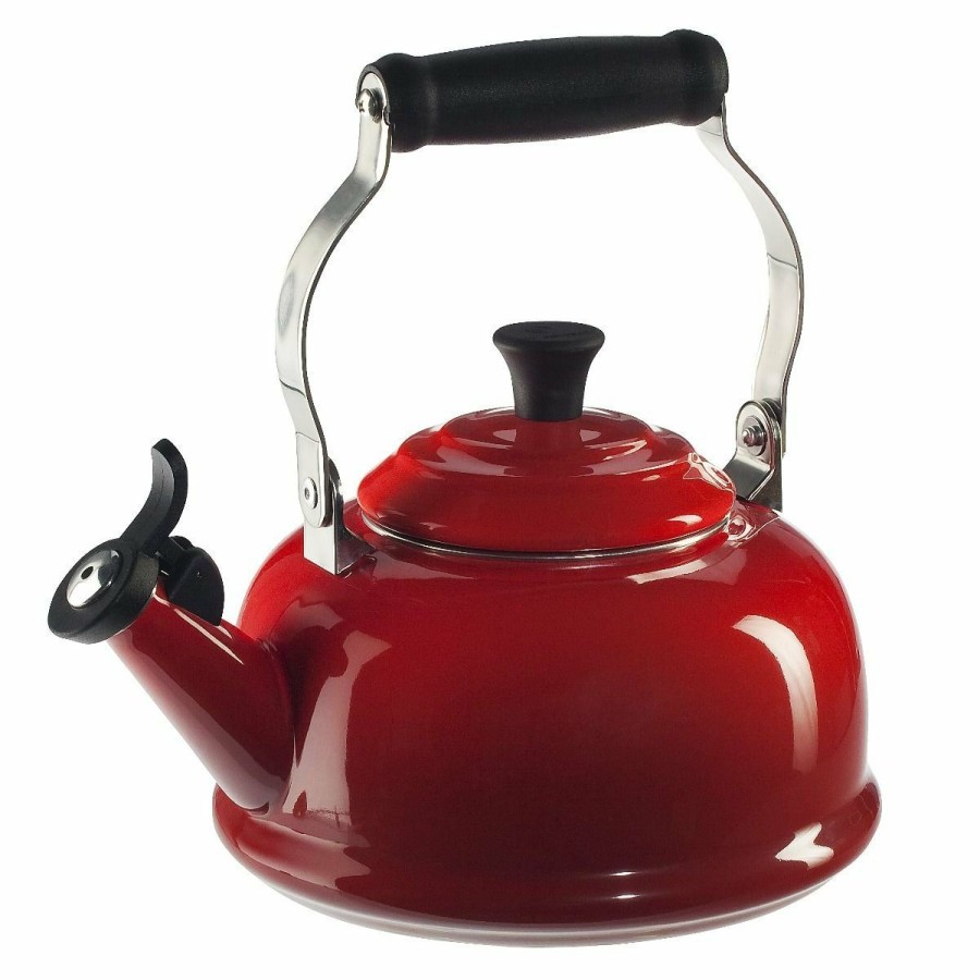 Stovetop Tea Kettles * | Le Creuset 1.7 Qt. Classic Whistling Kettle | Cerise/Cherry Red