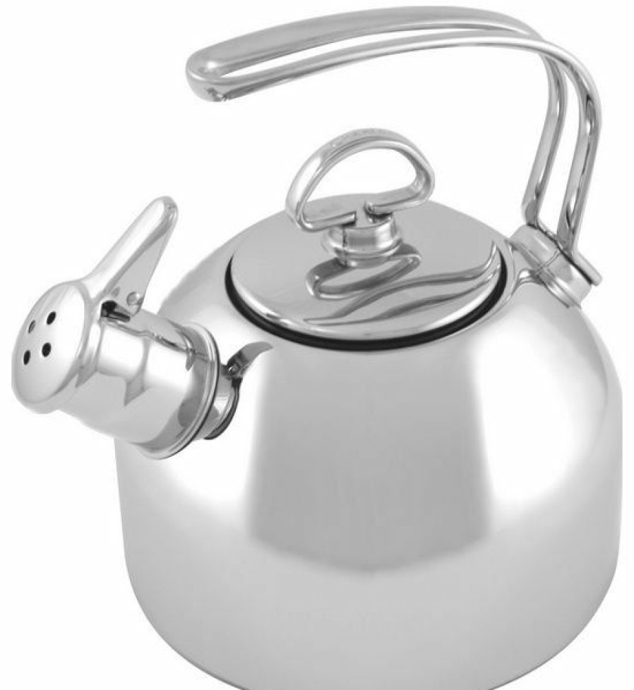 Stovetop Tea Kettles * | Chantal 1.8 Qt. Steel Classic Tea Kettle | Stainless Steel