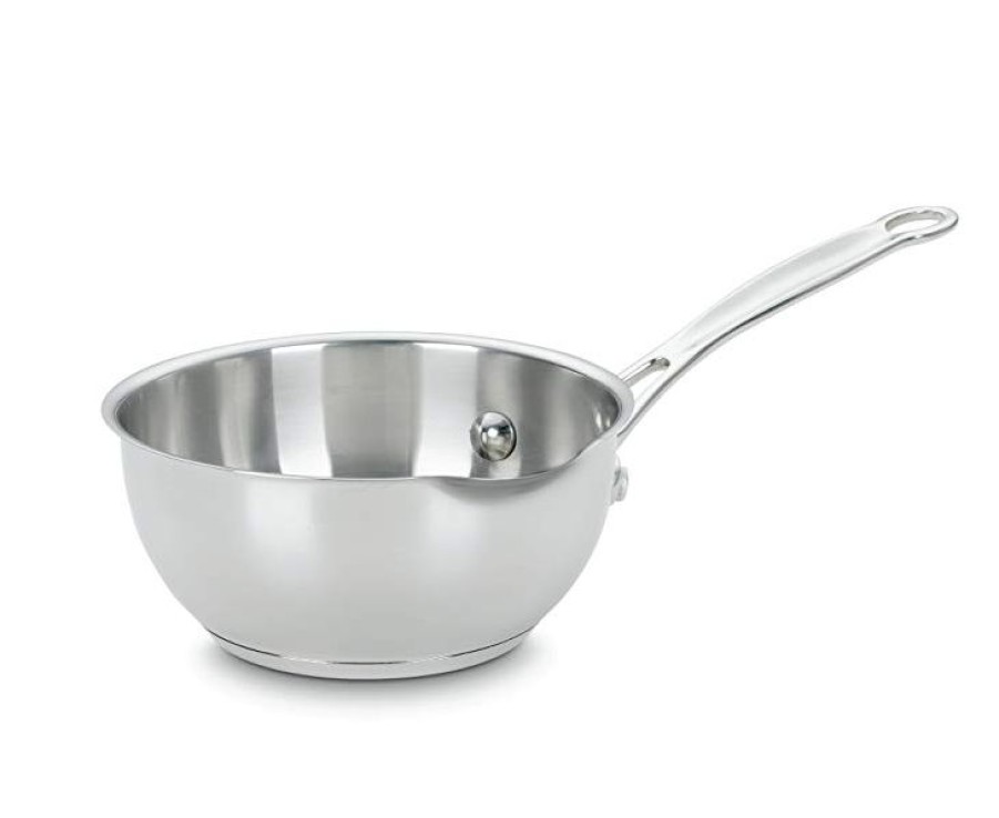 Saucepans & Sauciers * | Cuisinart Chef'S Classic Stainless Steel 1-Quart Open Pour Saucier