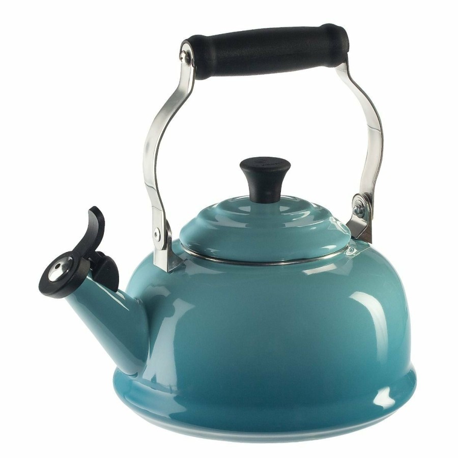 Stovetop Tea Kettles * | Le Creuset 1.7 Qt. Classic Whistling Kettle | Caribbean Blue