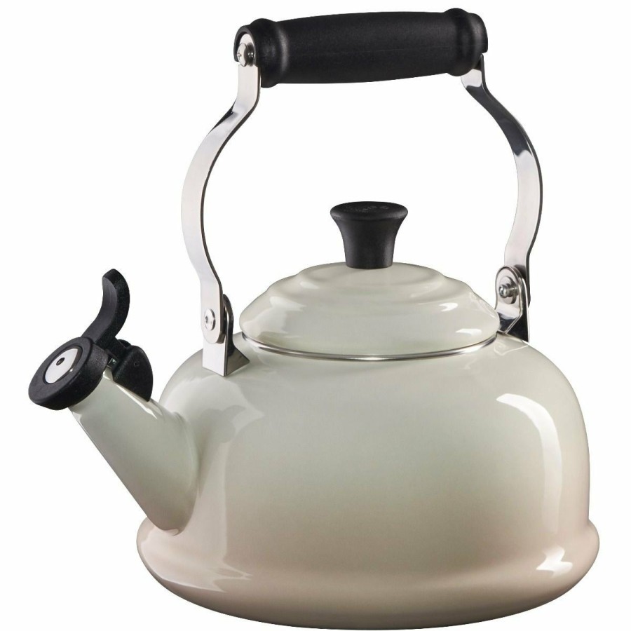 Stovetop Tea Kettles * | Le Creuset 1.7 Qt. Classic Whistling Kettle | Meringue White