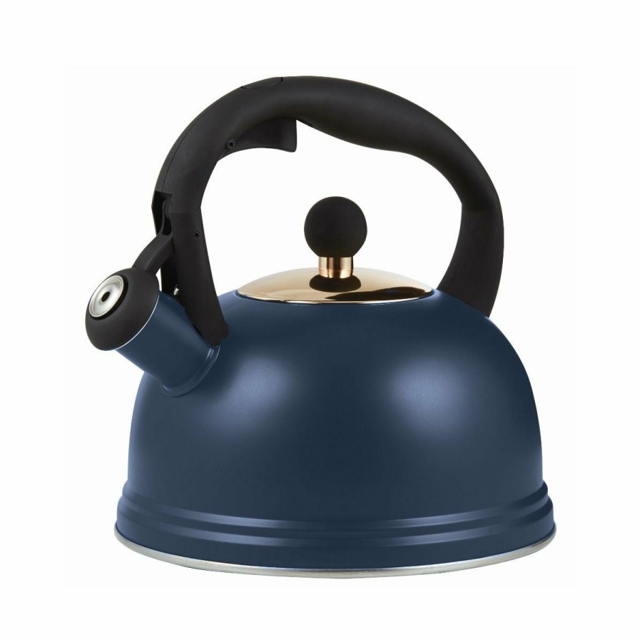 Stovetop Tea Kettles * | Typhoon Otto Collection | 1.8L Whistling Kettle Navy