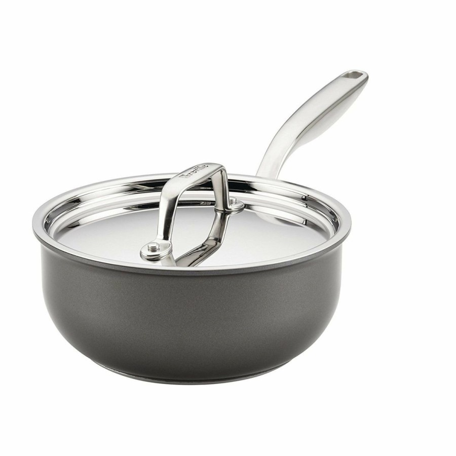 Saucepans & Sauciers * | Breville Thermal Pro Hard Anodized Covered Saucier | 2.5 Qt.