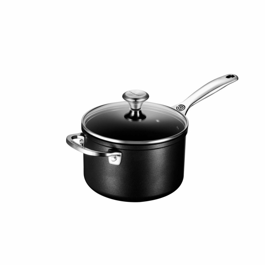 Saucepans & Sauciers * | Le Creuset 3 Qt. Saucepan With Glass Lid | Toughened Nonstick Pro