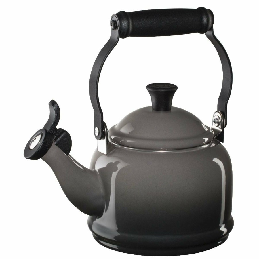 Stovetop Tea Kettles * | Le Creuset 1.25 Qt. Demi Kettle Tea Pot | Oyster Grey