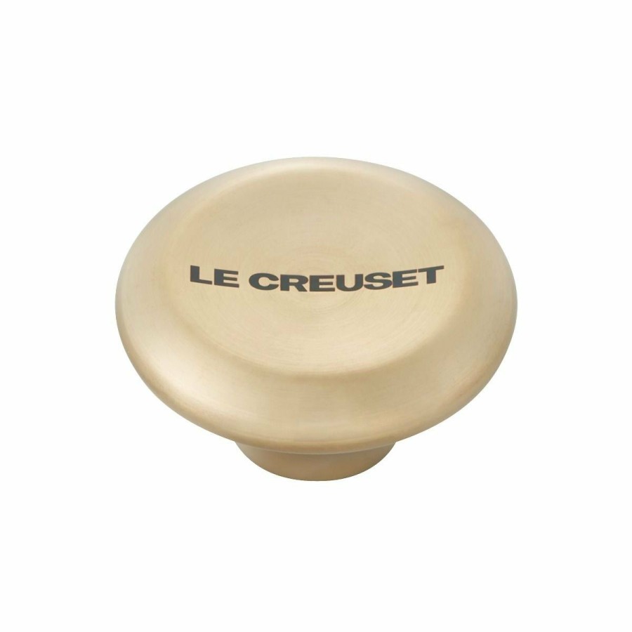 Cookware Lids & Accessories * | Le Creuset Signature Light Gold Knob | Small