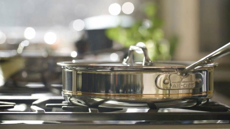 Saucepans & Sauciers * | All-Clad Stainless Steel Saucepan & Lid | 1.5 Qt.