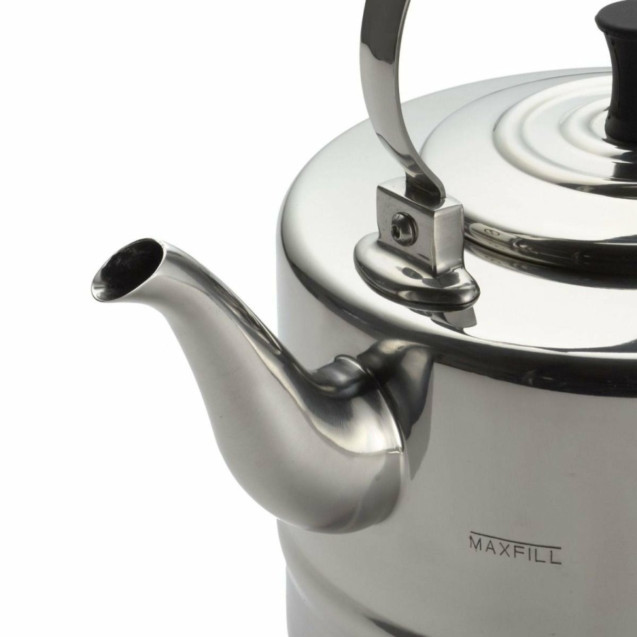 Stovetop Tea Kettles * | Bonjour 2 Qt. Gooseneck Tea Kettle | Stainless Steel With Copper Base