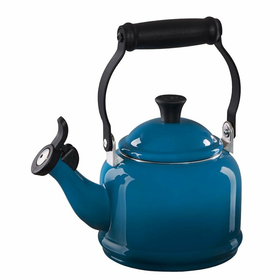 Stovetop Tea Kettles * | Le Creuset 1.25 Qt. Demi Kettle Tea Pot | Deep Teal